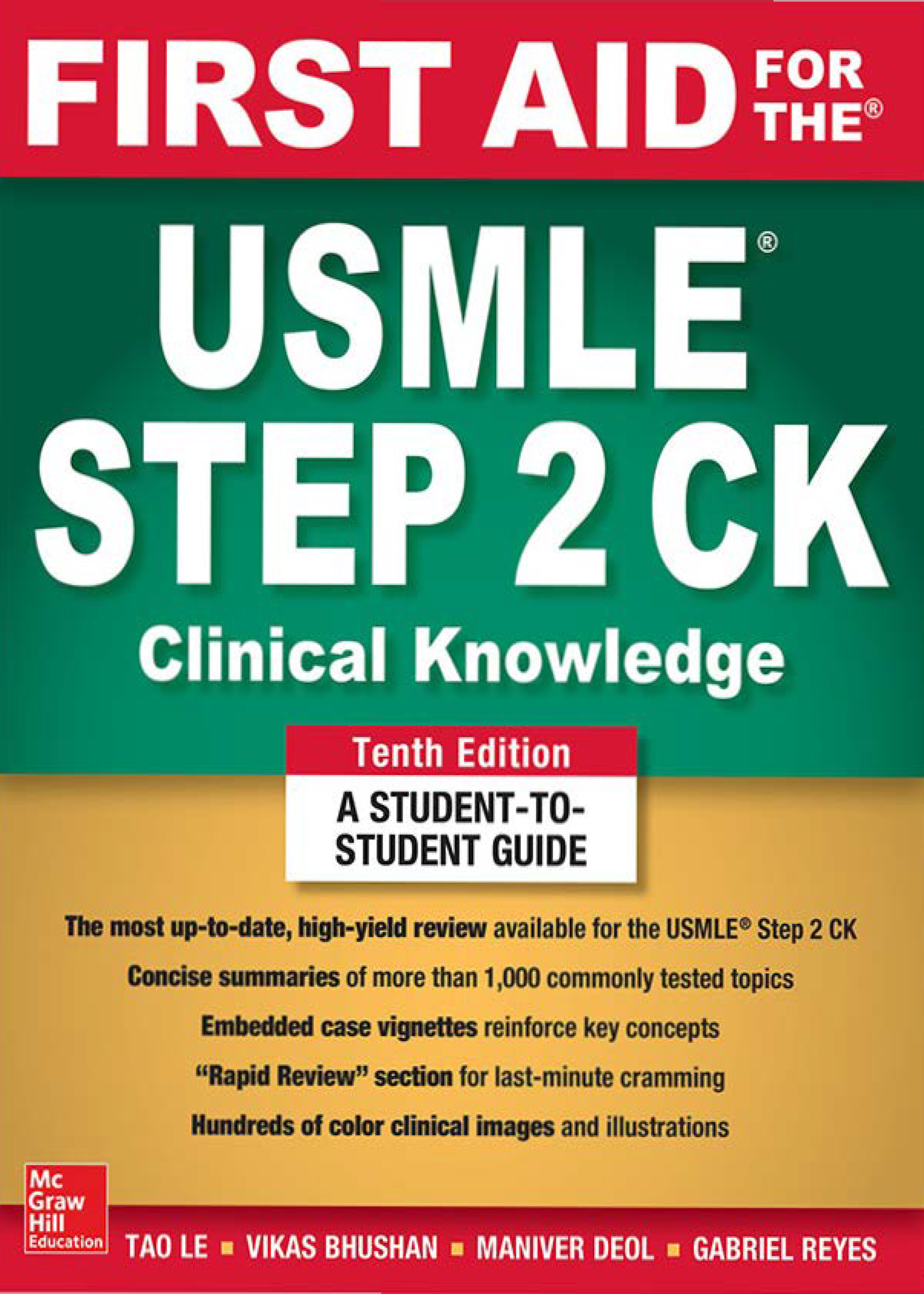 First AID For The USMLE Step 2 CK Tenth Edition